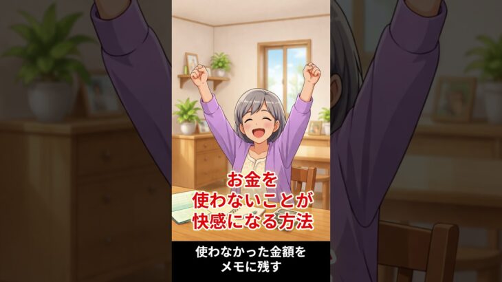 私はお金を使わない快感を知って、年金生活でも貯金が増えました#shorts
