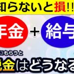 🏯【最新】年金と給与！両方もらうと税金はどうなる？確定申告は必要？所得税のルール変更に要注意！わかりやすく解説◎確定申告不要でも申告しないと損する人・申告すると損する人⧸年金受給者の確定申告⧸税理🏯