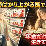 物価ばかり上がる国で、年金だけで生きていく。【シニアアニメ物語】