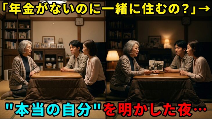 【シニア・スカッと】「年金がないのに一緒に住むの？」息子夫婦の一言に→その夜”本当の自分”を明かした結果…