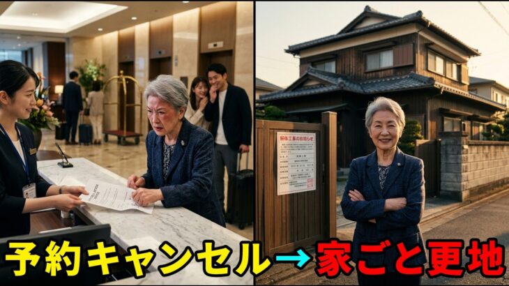 【シニア・スカッと】旅行で母の予約だけ取消→嘲笑した息子夫婦の家を更地にしてやった…