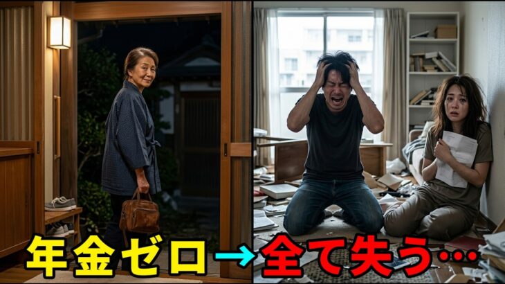 【シニア・スカッと】「年金ないなら出てけ」と貧乏人扱いした息子夫婦→翌日全てを失い発狂…