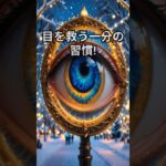 目を救う一分の習慣! #シニア #雑学 #豆知識 #健康 #暮らしの知恵