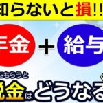 🌸【知らないと損】年金と給与！両方もらうと税金はどうなる？確定申告は必要？わかりやすく解説◎要注意！確定申告不要でも申告しないと損する人・申告すると損する人⧸年金受給者の確定申告⧸税理士監修🌸