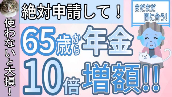 【要注意】年金が増える制度とは？申請で差が出る支援制度を解説