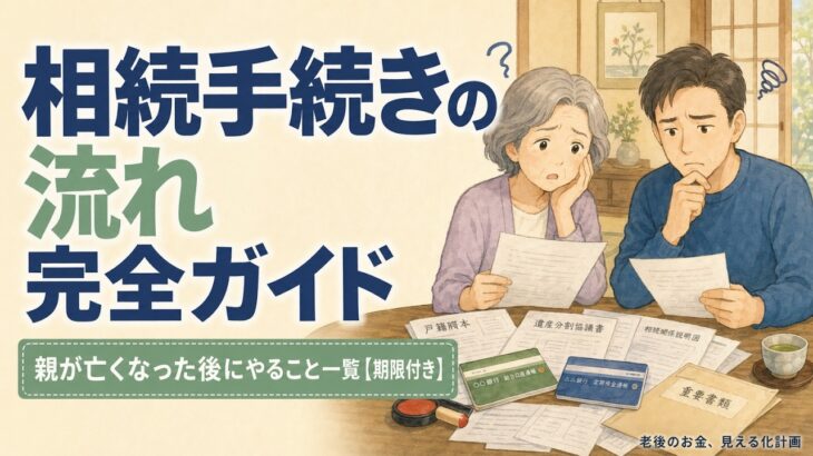 相続手続きの流れ完全ガイド～親が亡くなった後にやること一覧～