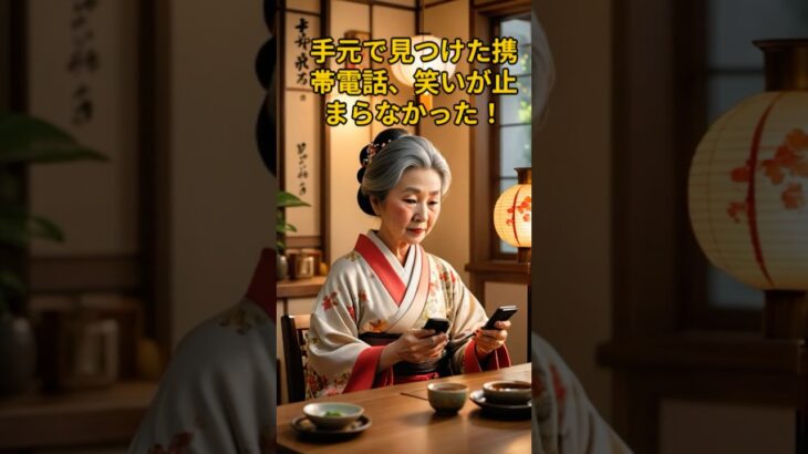 手元で見つけた携帯電話、笑いが止まらなかった！