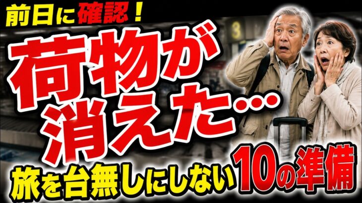 出発前日に見てください…旅行を台無しにする落とし穴10選