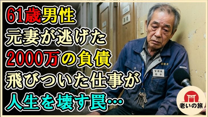 【シニアライフ】シニア採用の残酷な裏側。逃げた元妻が残した2000万円の負債に苦しむ61歳男の痛恨。追い詰められて飛びついた仕事の正体を知っていれば、破滅の扉は開けなかった【60代以上の方へ】