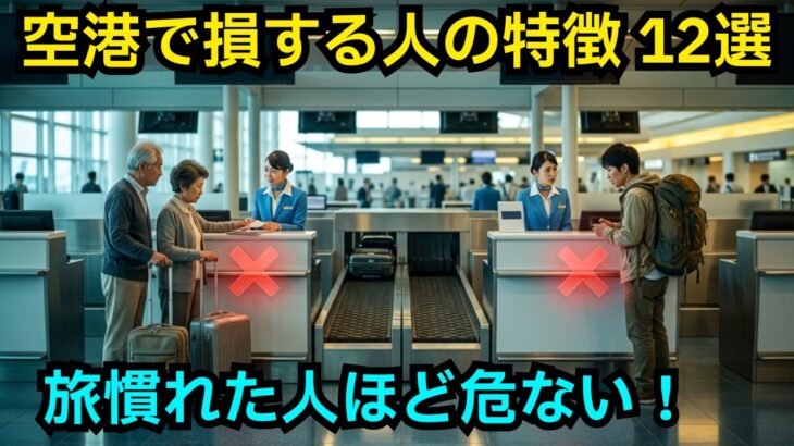 【2026年最新】シニアが今でもやってしまう「空港のミス12選」絶対に避けるべき罠とは？