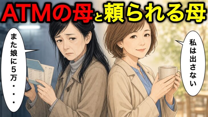 【漫画】”2026年4月年金ルール改定”手取りが減った年金10万の母が娘に月5万送り続け、老後資金800万が消えた末路