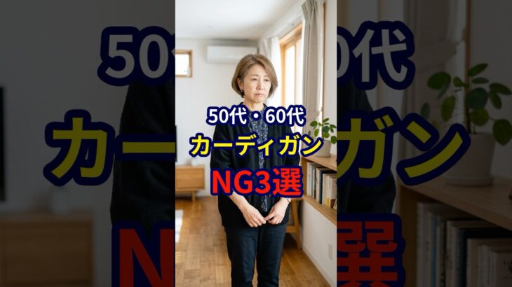 【ユニクロ】2026年今やってしまうと時代遅れ間違いなしのカーディガンNG3選#シニアファッション #おしゃれ #女性 #シニア #shorts