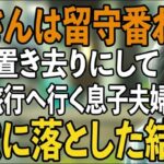 家族旅行で私だけ留守番させる息子夫婦→スマホで衝撃の事実を知り、2人を地獄へ落とした復讐劇【シニアライフ】【60代以上の方へ】