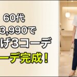 ¥3,990一枚で3コーデ完成！ユニクロ感動スリムパンツ×しまむらで60代格上げ夏コーデ