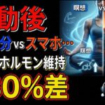 運動後 瞑想5分 vs スマホ… 筋成長ホルモン維持280%差