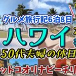 【ハワイ・オアフ島③】マリオットコオリナビーチリゾートに宿泊！オーナーとして過ごしてみた♪ドンキホーテに行ったり自炊してみたり！シニアのハワイ旅！ラグーン散歩｜ロンギース｜50代夫婦のグルメ旅行♪
