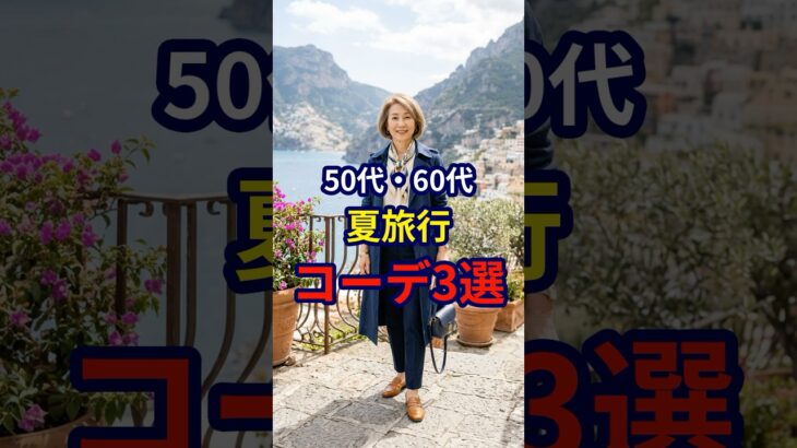 【夏ファッション】旅行でやってはいけない50・60代のNG3選#シニアファッション #おしゃれ #女性 #シニア #shorts