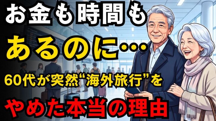 60代の人々が、どれだけお金を持っていても海外旅行に行かなくなる衝撃的な理由｜定年後｜老後の知恵 | シニアライフ