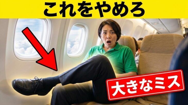 60代以降の飛行機旅行でこの12のミスをしていたら余計な出費になります