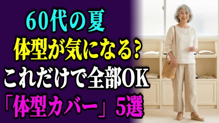 60代の夏こそリネンが最強！体型カバーができる5つの法則