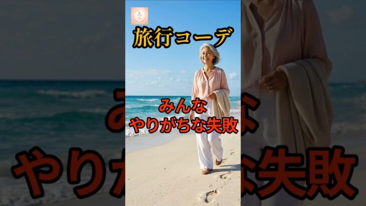 👉旅行コーデ、みんなやりがちな失敗【60代・50代ファッション】🌸#旅行コーデ #春の旅行#60代ファッション#シニアファッション#旅行ファッション#60代コーデ#50代ファッション#おしゃれシニア