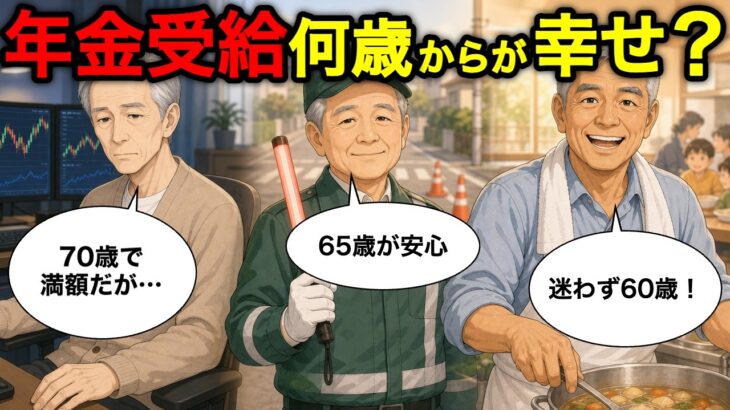 【漫画】年金受給の年齢で老後は変わる。60歳・65歳・70歳を選んだ3人の末路…年金19万の勝ち組が75歳で最も笑っていなかった理由とは