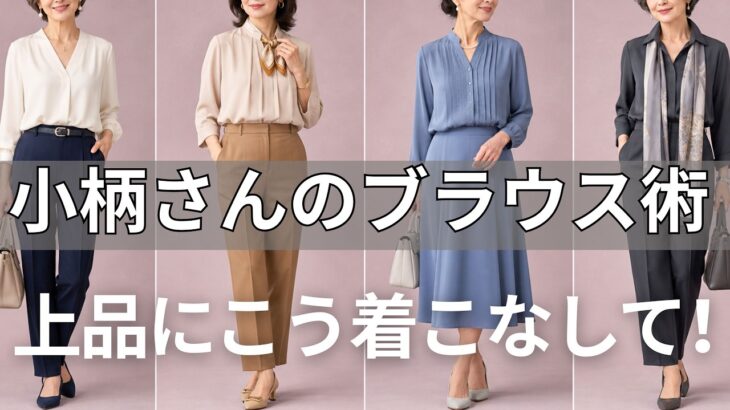 【絶対失敗しない】そのブラウス、老けて見える原因です｜小柄な60代が今日から実践すべき若見え着こなし7選