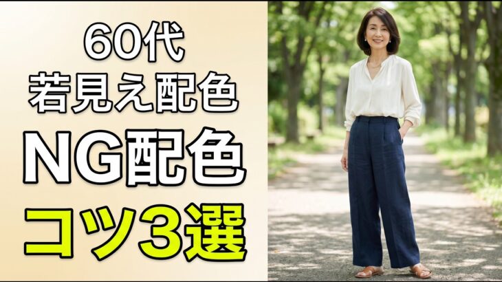 60代の夏ネイビーNG配色3選 — やりがちな3つのミスで老け見えする理由