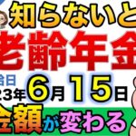 🌸 【必見】6月15日「老齢年金」の年金額が変わる！？通知書の見方も解説◎🌸