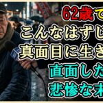 【シニアライフ】「こんなはずじゃ…」62歳で老後破産。真面目に生きた男が直面した残酷な現実と悲惨な末路【60代以上の方へ】