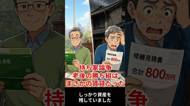 賃貸暮らしは負け組だと思っていた私が68歳で気づいた老後の答え#shorts