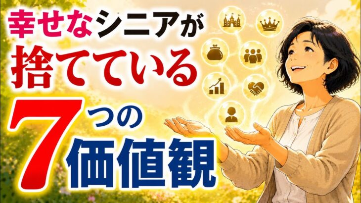 実は幸せなシニアが共通して捨てている7つの価値観