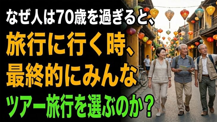 なぜ人は70歳を過ぎると、旅行に出る時、最後はみんな団体ツアーを選ぶのか？シニアに潜む6つの恐ろしい罠