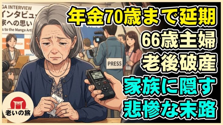 【漫画】年金受給を70歳まで繰り下げた66歳主婦の悲惨な末路…家族に隠し続けた「老後破産」の残酷な現実【シニアライフ】【60代以上の方へ】
