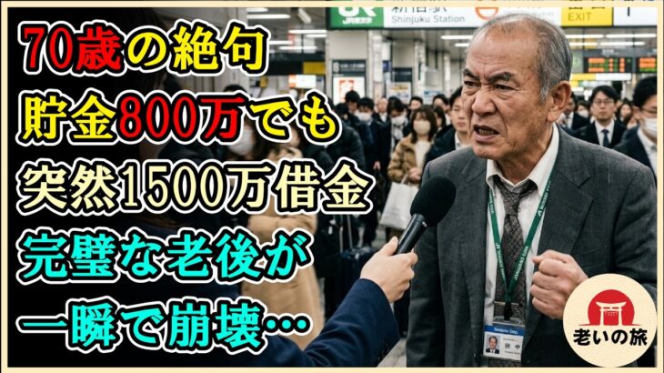 70歳の絶句。貯金800万・年金月20万、完璧な老後設計のはずが…ある日突然「1500万の借金」で崩壊した真実 【シニアライフ】【60代以上の方へ】