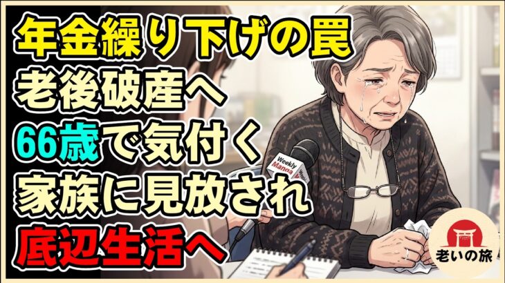 【漫画】年金繰り下げの罠で老後破産へ…娘に「お金の亡者」と蔑まれ家族にも見放された絶望の末路。71歳受給を諦め67歳で手を出した一生の過ち「こんなはずじゃなかった」【シニアライフ】【60代以上の方へ】