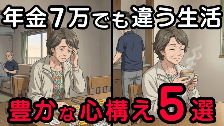 年金7万円で節約を頑張るほど心と体が壊れていく⋯。そんな老後に真の豊かさを手に入れる5つの習慣 | 年金生活 | 老後破綻 | シニア
