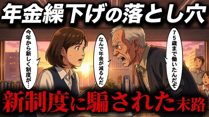【漫画】年金制度を理解せず、75歳まで働き続けた男の末路【2026年】【新制度】