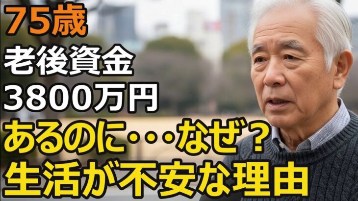 75歳男性、年金月20万円・貯金3800万円。節約して貯めてきたのに不安の日々…高齢者の6割弱が「生活が厳しい」という理由【シニア老後】