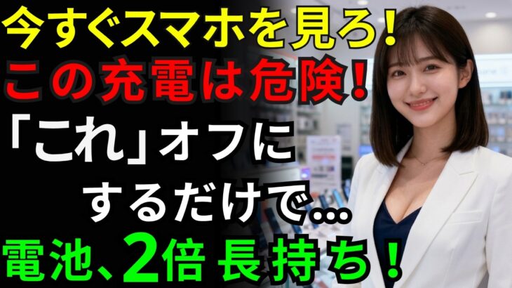 【要注意】スマホのバッテリーを壊すNG習慣と寿命を長持ちさせる裏技設定10選
