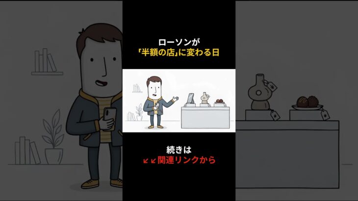 ローソンが「半額の店」に変わる日 #shorts #シニア #節約 #スマホ