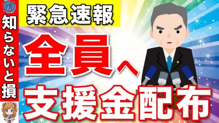 🏯 【緊急速報】国民全員に給付！年金生活者だけじゃない！公明党が発表した新しい支援！食料品クーポンとは？【給付金⧸金券⧸総裁選】🏯