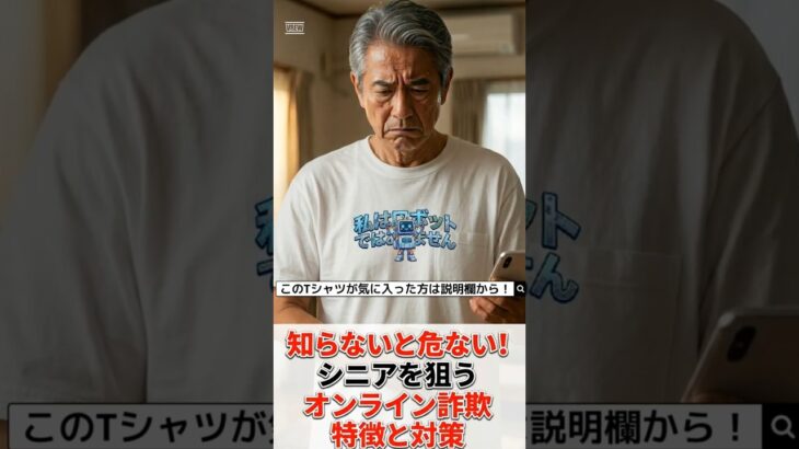 知らないと危ない！シニアを狙うオンライン詐欺の特徴と対策 #オンライン詐欺対策 #シニア向け安全情報 #スマホ詐欺注意 #ネットトラブル防止 #家族で守るセキュリティ