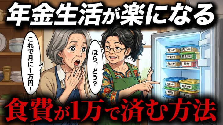 【漫画】老後が楽になる、食費を１万円に抑える方法