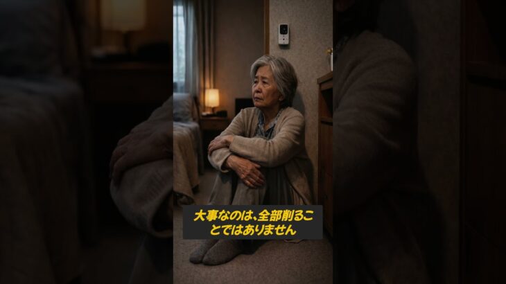 【老後の我慢生活】年金生活、何もかも我慢する人ほど苦しくなる｜#ショート｜年金で余裕がある人は、使う場所を間違えない｜老後の節約は、全部削ればいいわけではない【老後サバイバル】