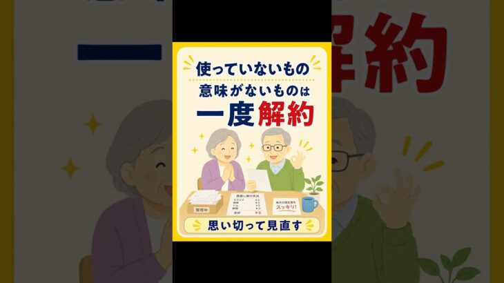 年金生活、毎月の支払いに注意｜使ってないものは一度見直し #年金生活 #固定費見直し #シニア #生活防衛