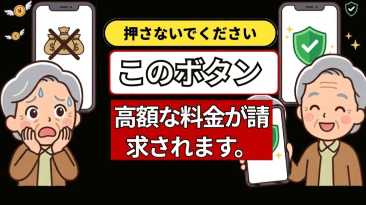 シニアが狙われています…高額請求のスマホ詐欺はこれをするだけで撃退できます　毎日を安心にするスマホ雑学