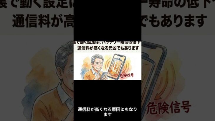 あなたの私生活、筒抜けです。スマホの「裏設定」を今すぐ消さないと大変なことになります。#スマホ初心者 #個人情報保護 #シニアのスマホ