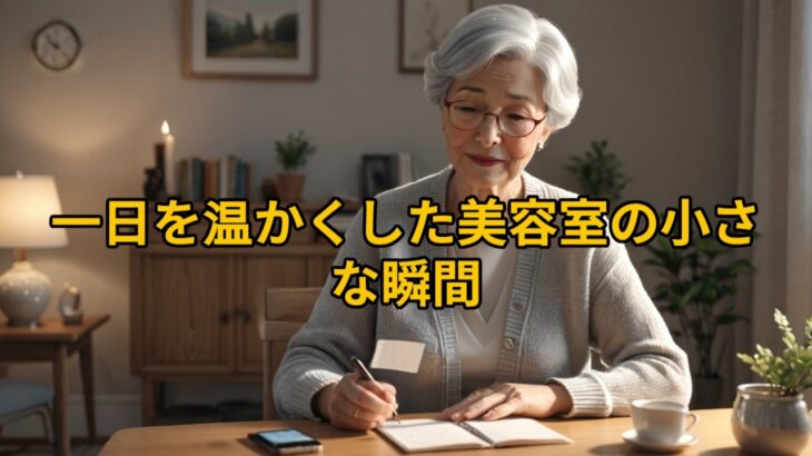 一日を温かくした美容室の小さな瞬間