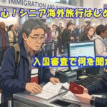 これで安心！シニア海外旅行始めの１歩　入国審査で何聞かれるの？